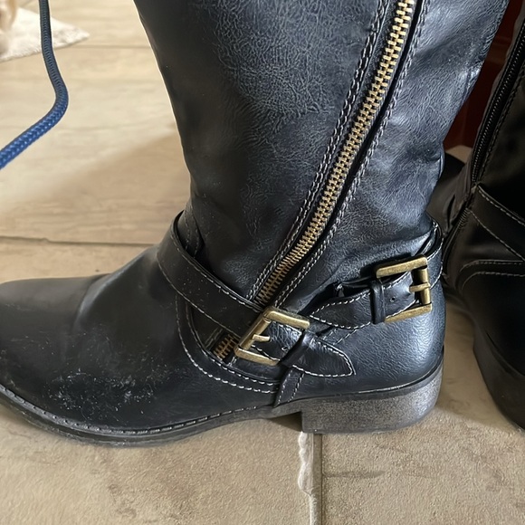 Boots Mossimo Kayce black full zip inside 7.5 - Picture 5 of 11